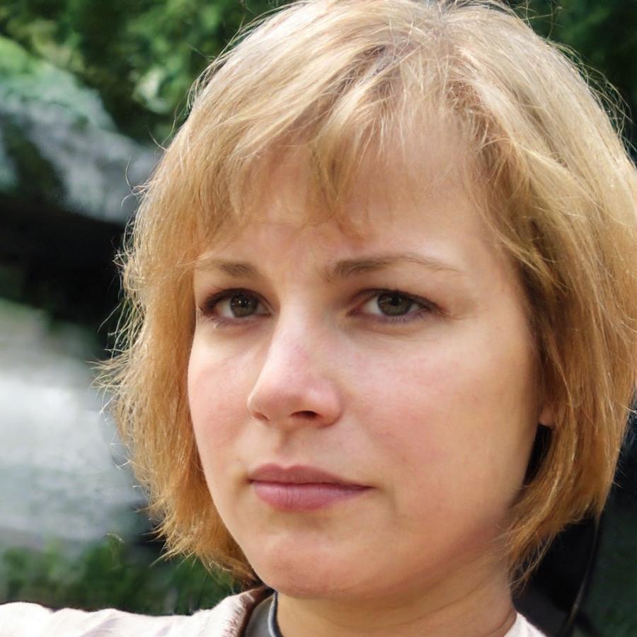 Zufriedene Kundin
